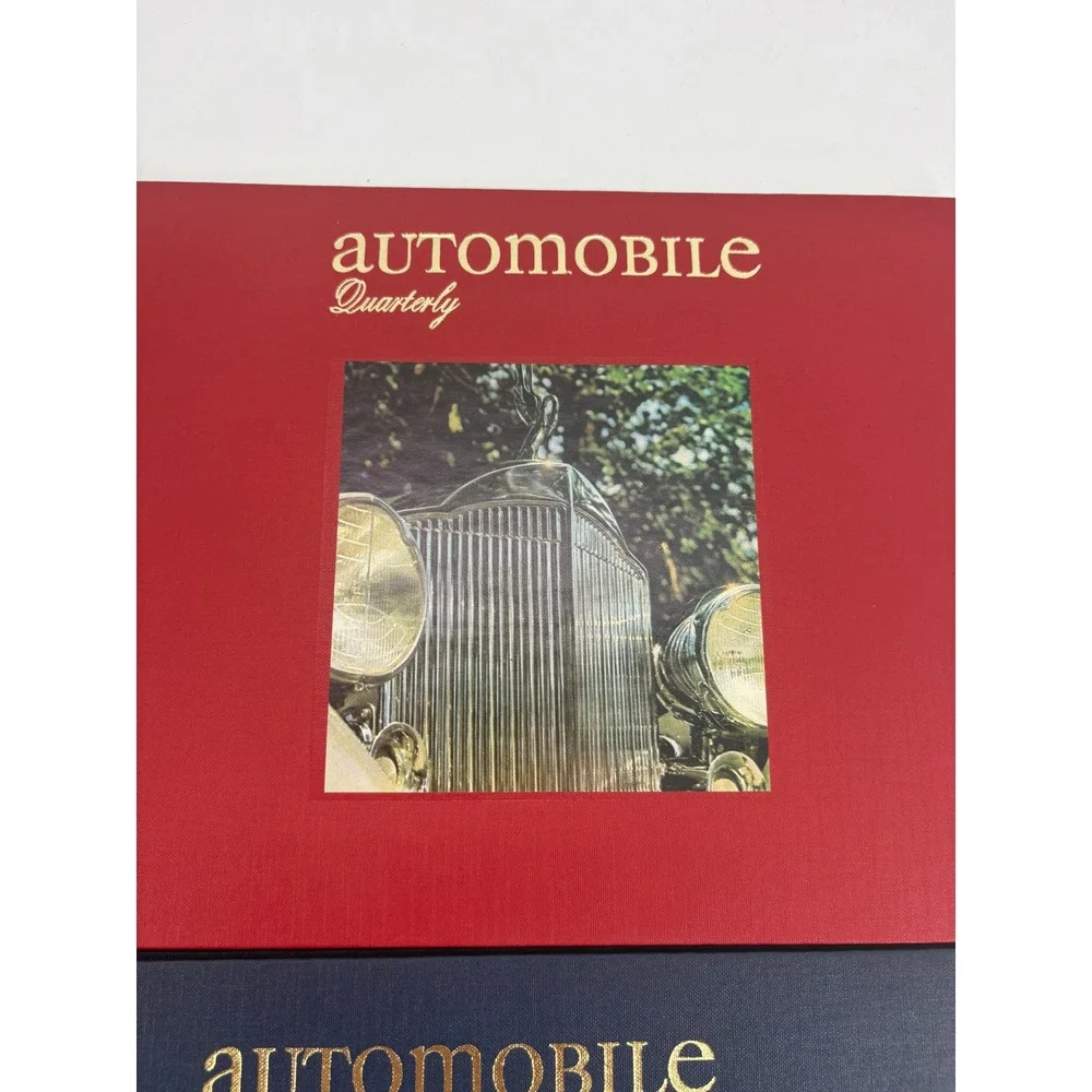 Automobile Quarterly Volume 1 Hardcover Book Set Nos 1-4 with Slipcase Vintage